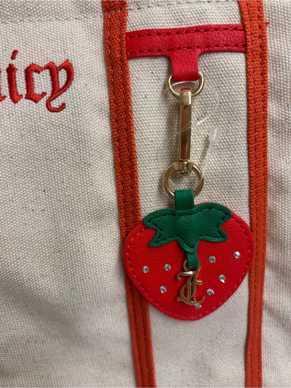 Juicy Couture medium canvas tote - NWT - Picture 3 of 10
